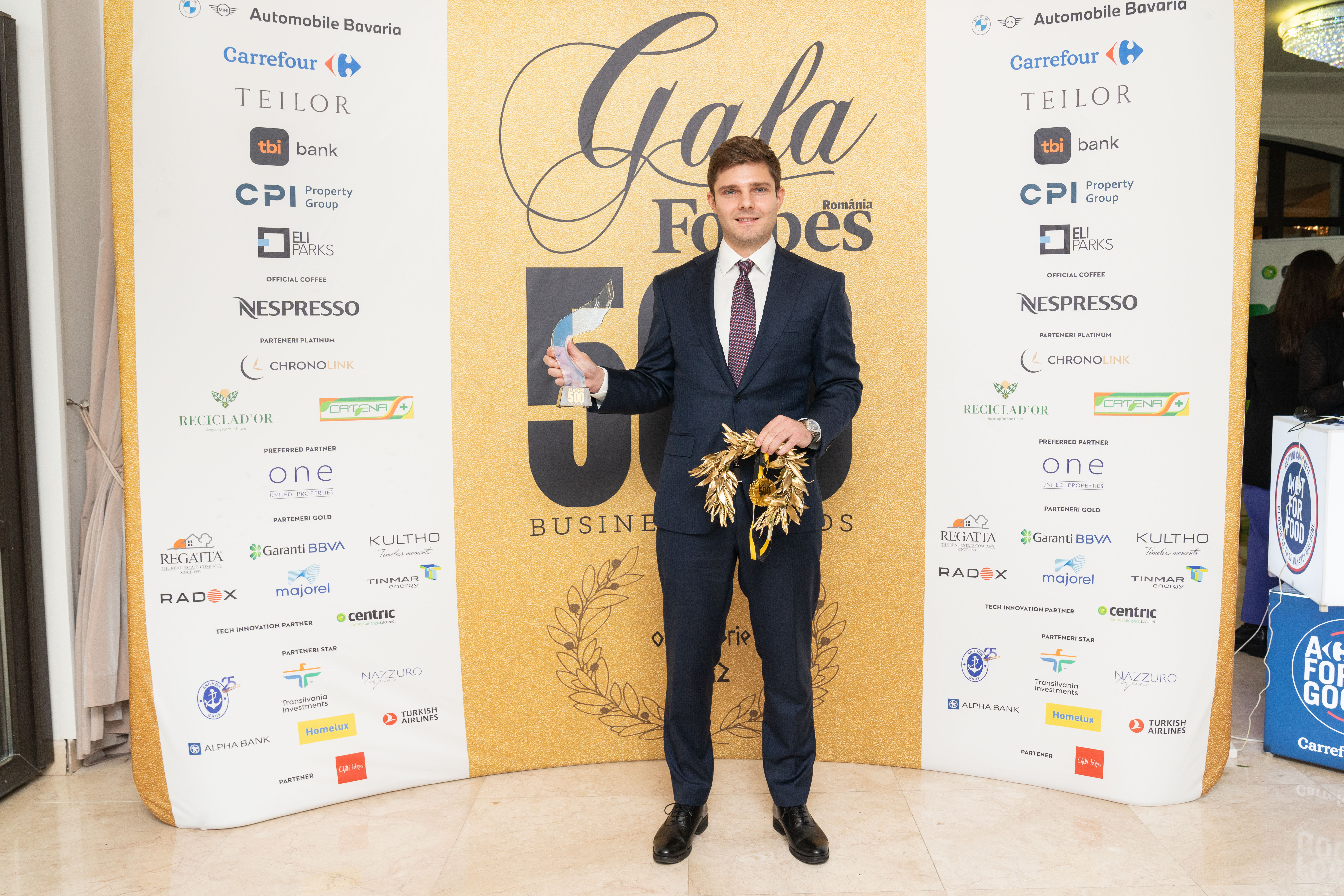 Grupul Fildas-Catena a primit Trofeul Galei Forbes 500 Business Awards 2022