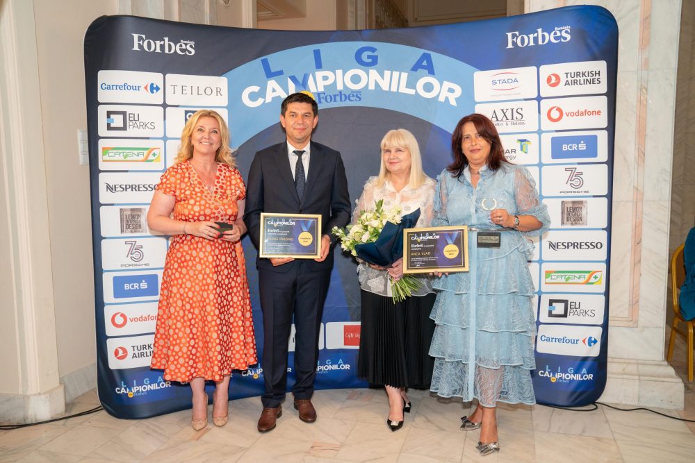 Catena şi Fildas, premiate la Gala Forbes – Liga Campionilor 2023